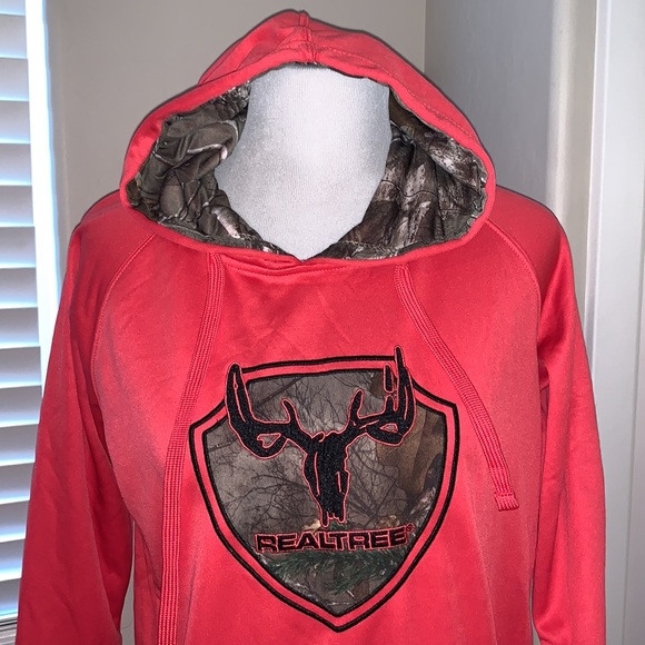 REALTREE BY COTTONWOOD CANYON BRAND NEW SIZE MEDIUM HOODED FLEECE LINED PULLOVER - Picture 2 of 8